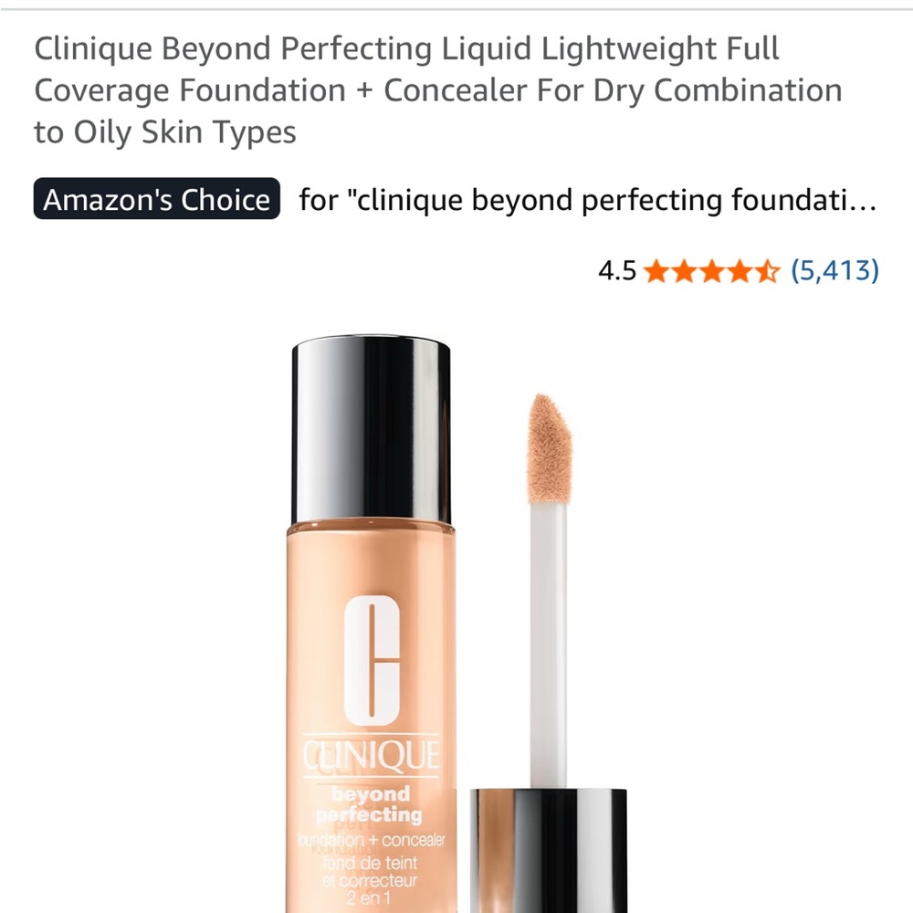 Clinique Beyond Perfecting Liquid Foundation + Concealer - Tan